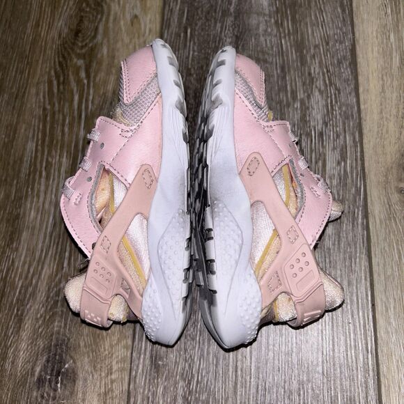 Nike Huarache Run Toddler Youth US Size 10C Prism Pink 859592-600 Sneaker Shoes - Picture 9 of 11